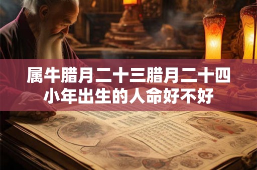 属牛腊月二十三腊月二十四小年出生的人命好不好 属牛腊月二十三腊月二十四小年出生的人命好不好