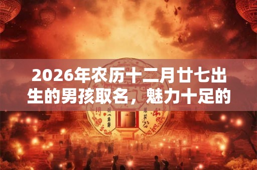 2026年农历十二月廿七出生的男孩取名，魅力十足的名字推荐