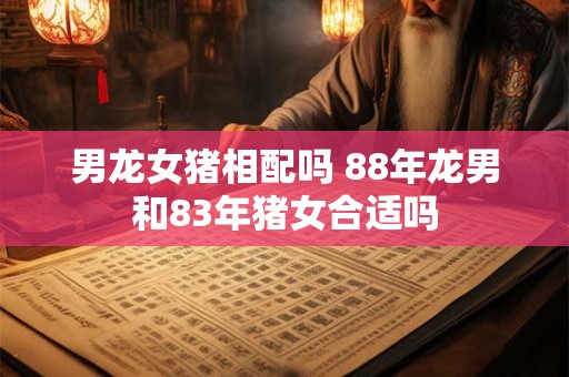 男龙女猪相配吗 88年龙男和83年猪女合适吗 男龙女猪相配吗 88年龙男和83年猪女合适吗