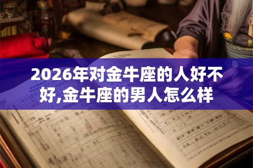 2026年对金牛座的人好不好,金牛座的男人怎么样