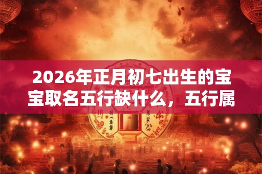 2026年正月初七出生的宝宝取名五行缺什么，五行属什么？