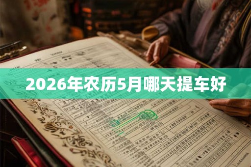 2026年农历5月哪天提车好
