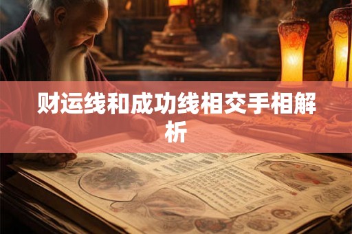 财运线和成功线相交手相解析