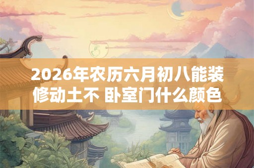 2026年农历六月初八能装修动土不 卧室门什么颜色招财