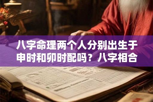 八字命理两个人分别出生于申时和卯时配吗？八字相合吗？