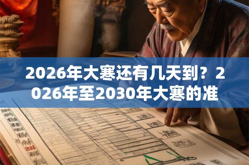 2026年大寒还有几天到?2026年至2030年大寒的准确时间 2026年大寒还有几天到?2026年至2030年大寒的准确时间