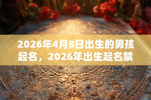 2026年4月8日出生的男孩起名，2026年出生起名禁忌什么？