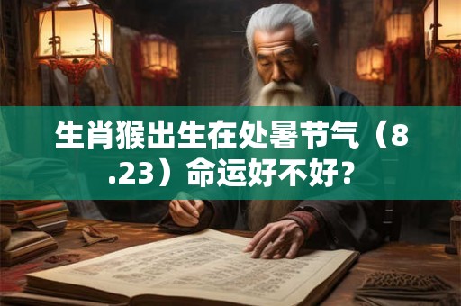 生肖猴出生在处暑节气（8.23）命运好不好？