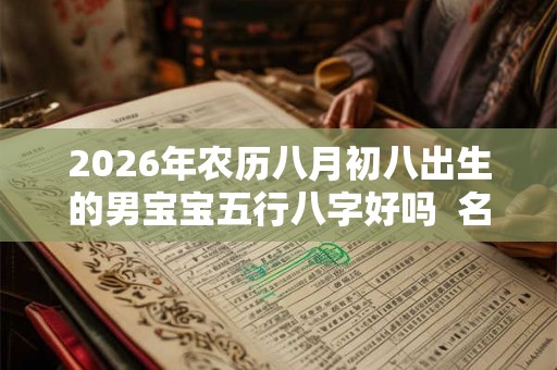 2026年农历八月初八出生的男宝宝五行八字好吗  名字分享
