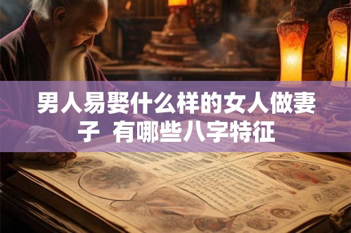 男人易娶什么样的女人做妻子  有哪些八字特征
