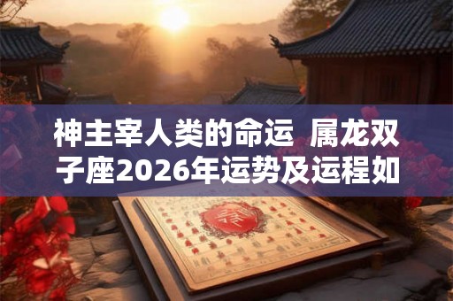 神主宰人类的命运  属龙双子座2026年运势及运程如何