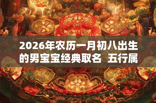 2026年农历一月初八出生的男宝宝经典取名  五行属什么