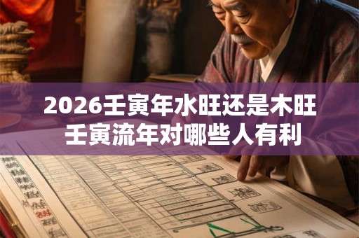 2026壬寅年水旺还是木旺 壬寅流年对哪些人有利