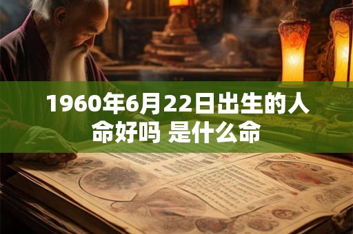 1960年6月22日出生的人命好吗 是什么命