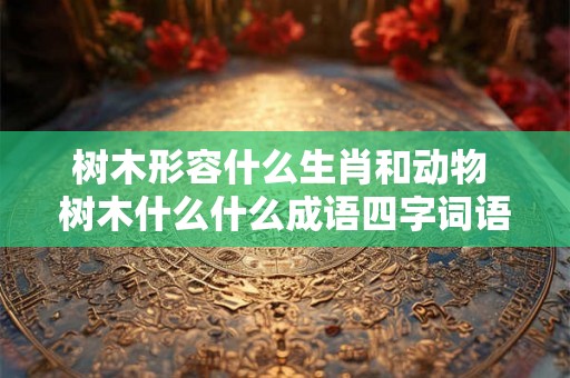 树木形容什么生肖和动物 树木什么什么成语四字词语