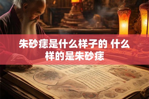 朱砂痣是什么样子的 什么样的是朱砂痣