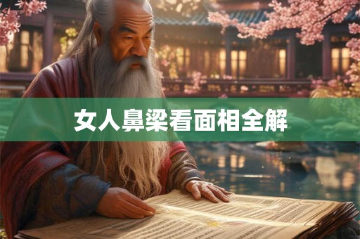 女人鼻梁看面相全解 女人鼻梁看面相全解