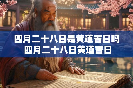 四月二十八日是黄道吉日吗 四月二十八日黄道吉日