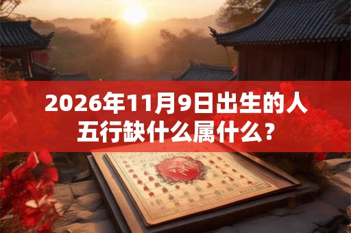 2026年11月9日出生的人五行缺什么属什么？