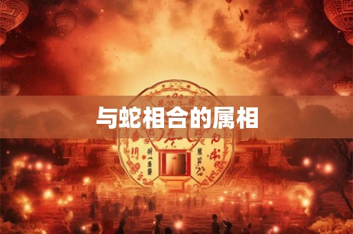 与蛇相合的属相 与蛇相合的属相