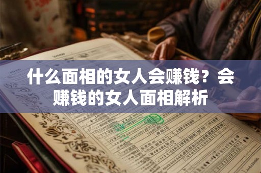 什么面相的女人会赚钱？会赚钱的女人面相解析