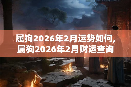 属狗2026年2月运势如何,属狗2026年2月财运查询