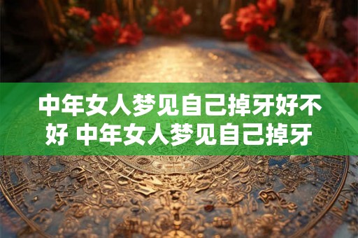 中年女人梦见自己掉牙好不好 中年女人梦见自己掉牙是什么意思