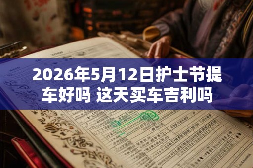 2026年5月12日护士节提车好吗 这天买车吉利吗
