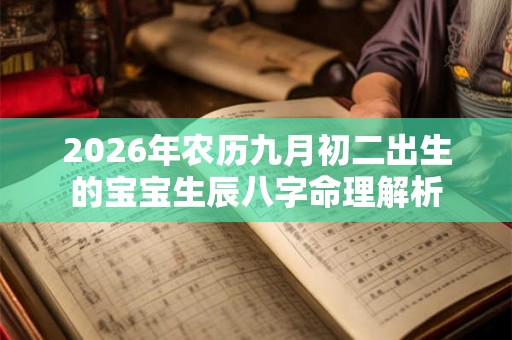2026年农历九月初二出生的宝宝生辰八字命理解析