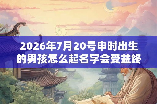 2026年7月20号申时出生的男孩怎么起名字会受益终生 2026年7月20号申时出生的男孩怎么起名字会受益终生