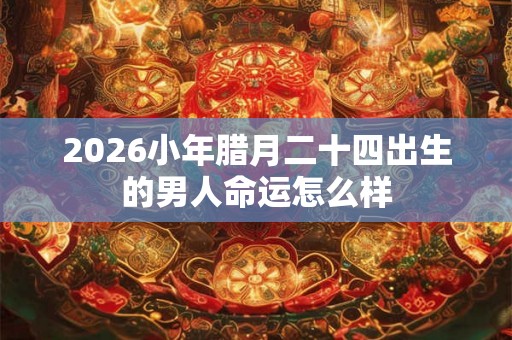 2026小年腊月二十四出生的男人命运怎么样 2026小年腊月二十四出生的男人命运怎么样
