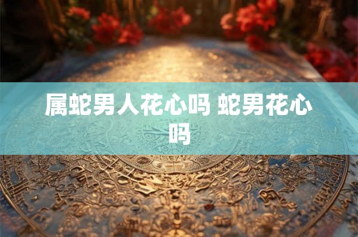 属蛇男人花心吗 蛇男花心吗