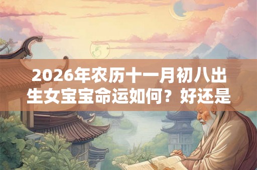2026年农历十一月初八出生女宝宝命运如何？好还是坏？