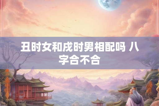 丑时女和戌时男相配吗 八字合不合