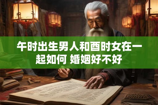 午时出生男人和酉时女在一起如何 婚姻好不好 午时出生男人和酉时女在一起如何 婚姻好不好