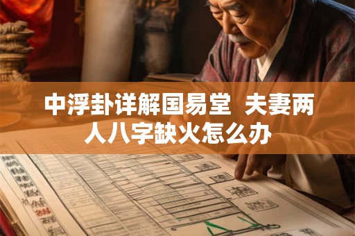 中浮卦详解国易堂  夫妻两人八字缺火怎么办