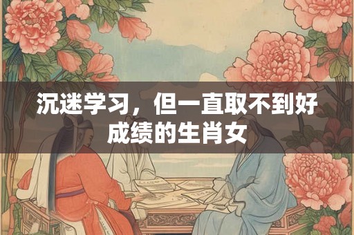 沉迷学习，但一直取不到好成绩的生肖女