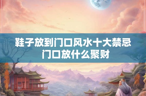 鞋子放到门口风水十大禁忌 门口放什么聚财 鞋子放到门口风水十大禁忌 门口放什么聚财