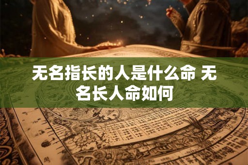 无名指长的人是什么命 无名长人命如何