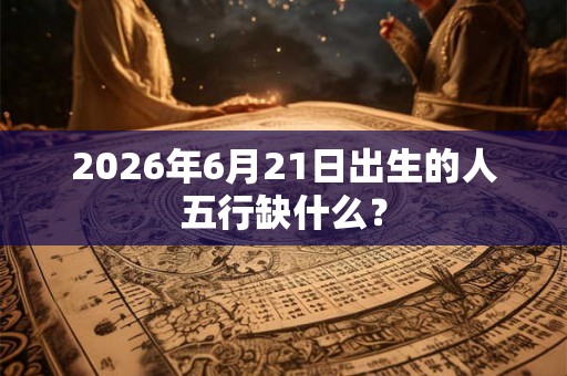 2026年6月21日出生的人五行缺什么？