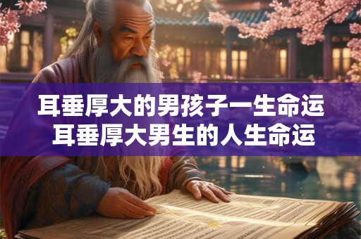 耳垂厚大的男孩子一生命运 耳垂厚大男生的人生命运