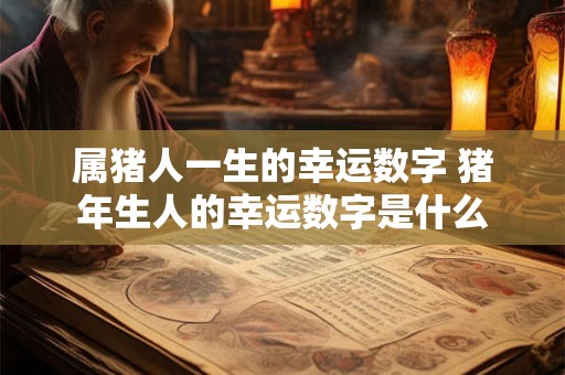 属猪人一生的幸运数字 猪年生人的幸运数字是什么