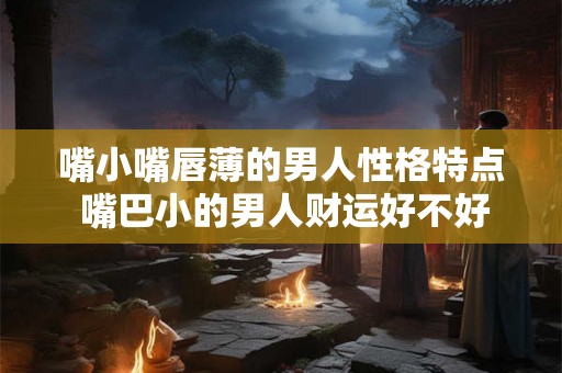 嘴小嘴唇薄的男人性格特点 嘴巴小的男人财运好不好