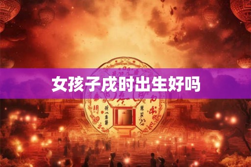 女孩子戌时出生好吗 女孩子戌时出生好吗