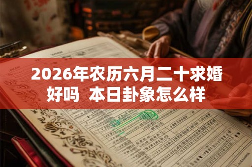 2026年农历六月二十求婚好吗  本日卦象怎么样