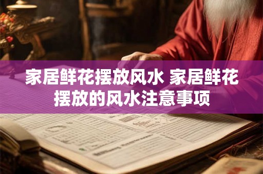 家居鲜花摆放风水 家居鲜花摆放的风水注意事项 家居鲜花摆放风水 家居鲜花摆放的风水注意事项