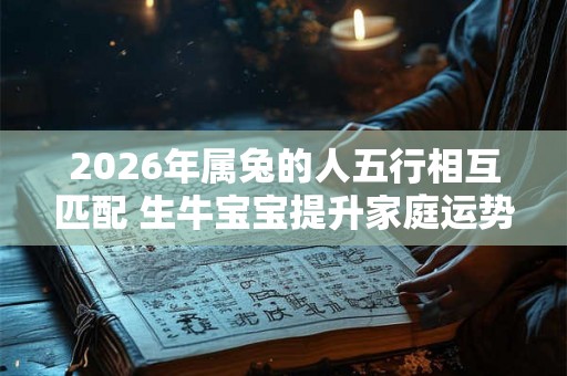 2026年属兔的人五行相互匹配 生牛宝宝提升家庭运势