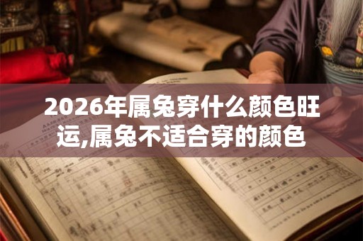 2026年属兔穿什么颜色旺运,属兔不适合穿的颜色