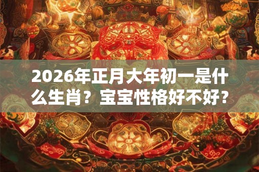 2026年正月大年初一是什么生肖？宝宝性格好不好？