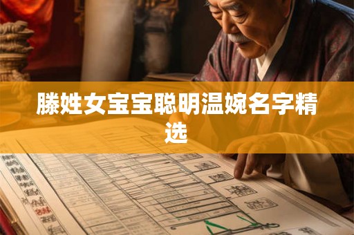 滕姓女宝宝聪明温婉名字精选
